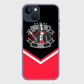 Чехол для iPhone 13 с принтом Win or Die ,  |  | fcsm | football | sp | ssruspartak | мясные | футбольный клуб