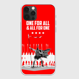 Чехол для iPhone 12 Pro с принтом One for all & all for one! , силикон | область печати: задняя сторона чехла, без боковых панелей | Тематика изображения на принте: fcsm | football | sp | мясные | футбольный клуб