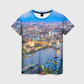Женская футболка 3D с принтом Лондон , 100% полиэфир ( синтетическое хлопкоподобное полотно) | прямой крой, круглый вырез горловины, длина до линии бедер | england | london | англия | великобритания | город | европа | королевство | лондон | мегаполис | путешествие | столица | туризм