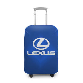 Чехол для чемодана 3D с принтом Lexus SPORT , 86% полиэфир, 14% спандекс | двустороннее нанесение принта, прорези для ручек и колес | 