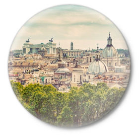 Значок с принтом Рим ,  металл | круглая форма, металлическая застежка в виде булавки | italy | rome | архитектура | европа | история | италия | отдых | отпуск | приключение | путешествие | рим | экскурсия