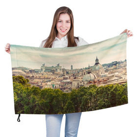 Флаг 3D с принтом Рим , 100% полиэстер | плотность ткани — 95 г/м2, размер — 67 х 109 см. Принт наносится с одной стороны | italy | rome | архитектура | европа | история | италия | отдых | отпуск | приключение | путешествие | рим | экскурсия
