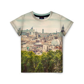 Детская футболка 3D с принтом Рим , 100% гипоаллергенный полиэфир | прямой крой, круглый вырез горловины, длина до линии бедер, чуть спущенное плечо, ткань немного тянется | italy | rome | архитектура | европа | история | италия | отдых | отпуск | приключение | путешествие | рим | экскурсия