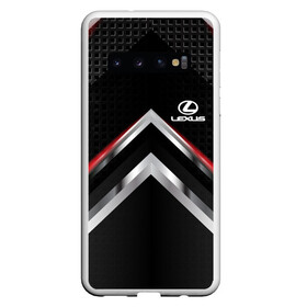 Чехол для Samsung Galaxy S10 с принтом Lexus abstract line , Силикон | Область печати: задняя сторона чехла, без боковых панелей | Тематика изображения на принте: auto | automobile | car | carbon | lexus | machine | motor | motor car | sport car | автомашина | бренд | легковой автомобиль | лексус | марка | спортивный автомобиль | тачка