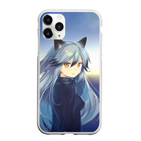 Чехол для iPhone 11 Pro Max матовый с принтом Silver Fox , Силикон |  | anime | kaban | kemono friends | serval | аниме | друзья зверушки | ушастые зверушки