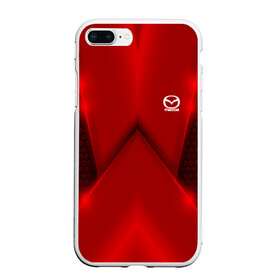 Чехол для iPhone 7Plus/8 Plus матовый с принтом Mazda car sport RED , Силикон | Область печати: задняя сторона чехла, без боковых панелей | auto | automobile | car | carbon | machine | mazda | motor | motor car | sport car | автомашина | бренд | легковой автомобиль | мазда | марка | спортивный автомобиль | тачка