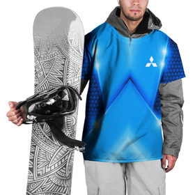 Накидка на куртку 3D с принтом Mitsubishi car sport SKY , 100% полиэстер |  | Тематика изображения на принте:  машина | марка | митсубиси