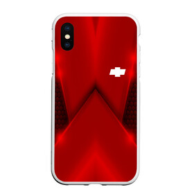 Чехол для iPhone XS Max матовый с принтом Chevrolet car sport RED , Силикон | Область печати: задняя сторона чехла, без боковых панелей | Тематика изображения на принте: auto | automobile | car | carbon | chevrolet | machine | motor | motor car | sport car | автомашина | бренд | легковой автомобиль | марка | спортивный автомобиль | тачка