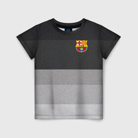 Детская футболка 3D с принтом Барселона , 100% гипоаллергенный полиэфир | прямой крой, круглый вырез горловины, длина до линии бедер, чуть спущенное плечо, ткань немного тянется | Тематика изображения на принте: barca | barcelona | barsa | barselona | espaniol | fcb | forca | ispania | la liga | барса | полосатая | форза | форма