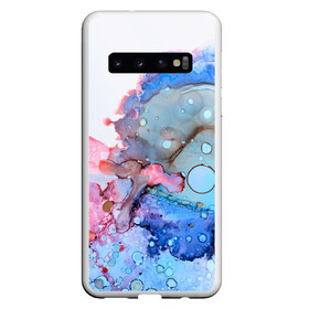 Чехол для Samsung Galaxy S10 с принтом Акварельные разводы , Силикон | Область печати: задняя сторона чехла, без боковых панелей | abstraction | color | spray | tie dye | абстракция | акварель | брызги красок | живопись | искусство | капли капли | краски | текстуры | цветные краски | яркие цвета