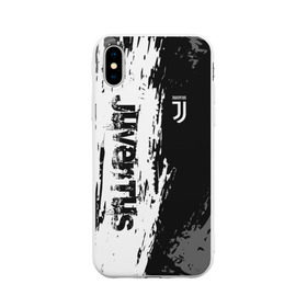 Чехол для Apple iPhone X силиконовый матовый с принтом JUVENTUS SPORT , Силикон | Печать на задней стороне чехла, без боковой панели | fc | football | fotball club | juventus | sport | спорт | спортивные | униформа | фирменые цвета | фк | футбол | футбольный клуб | ювентус