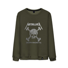 Мужской свитшот хлопок с принтом Metallica, death magnetic , 100% хлопок |  | metallica | джеймс хэтфилд | кирк хэмметт | ларс ульрих | металлика | роберт трухильо | рок группа