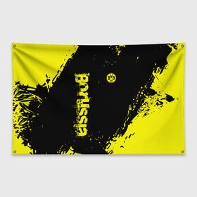 Флаг-баннер с принтом BORUSSIA SPORT , 100% полиэстер | размер 67 х 109 см, плотность ткани — 95 г/м2; по краям флага есть четыре люверса для крепления | боруссия | дортмунд