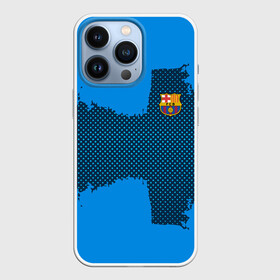 Чехол для iPhone 13 Pro с принтом BARCELONA SPORT BLUE ,  |  | football | soccer | барселона