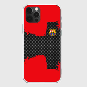 Чехол для iPhone 12 Pro Max с принтом BARCELONA SPORT RED , Силикон |  | football | soccer | барселона