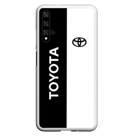 Чехол для Honor 20 с принтом Toyota , Силикон | Область печати: задняя сторона чехла, без боковых панелей | Тематика изображения на принте: corolla | corporation | crossover | mark | motor | sport | toyota | verso | vitz | yaris | авто | автомобиль | знак | лого | машина | седан | символ | спорт | тачка | тоёта | тойота | хэтчбек | эмблема