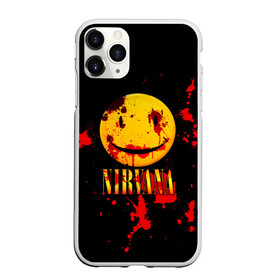 Чехол для iPhone 11 Pro матовый с принтом Nirvana , Силикон |  | cobain | kurt | nevermino | nirvana | альтернативный | гранж | грол | группа | дональд | кобейн | курт | музыка | надпись | нервана | нирвана | новоселич | певец | рок | смайл | смайлик | солист