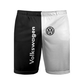 Мужские шорты 3D спортивные с принтом Volkswagen ,  |  | volkswagen | авто | автомобиль | вольксваген | лого | машина | фолькс ваген | фольксваген | эмблема