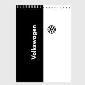 Скетчбук с принтом Volkswagen , 100% бумага
 | 48 листов, плотность листов — 100 г/м2, плотность картонной обложки — 250 г/м2. Листы скреплены сверху удобной пружинной спиралью | volkswagen | авто | автомобиль | вольксваген | лого | машина | фолькс ваген | фольксваген | эмблема