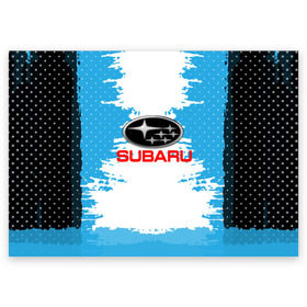 Поздравительная открытка с принтом Subaru , 100% бумага | плотность бумаги 280 г/м2, матовая, на обратной стороне линовка и место для марки
 | auto | automobile | car | carbon | machine | motor | motor car | sport car | subaru | автомашина | бренд | легковой автомобиль | марка | спортивный автомобиль | субару | тачка