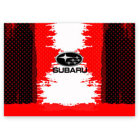 Поздравительная открытка с принтом Subaru , 100% бумага | плотность бумаги 280 г/м2, матовая, на обратной стороне линовка и место для марки
 | auto | automobile | car | carbon | machine | motor | motor car | sport car | subaru | автомашина | бренд | легковой автомобиль | марка | спортивный автомобиль | субару | тачка