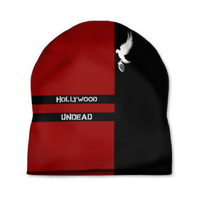 Шапка 3D с принтом Hollywood Undead , 100% полиэстер | универсальный размер, печать по всей поверхности изделия | charlie scene | danny | funny man | hollywood | j dog | johnny 3 tears | undead | альтернативный | андед | голивуд | голливудская | группа | кранккор | метал | нежить | ню | реп | рок | рэп | рэпкор