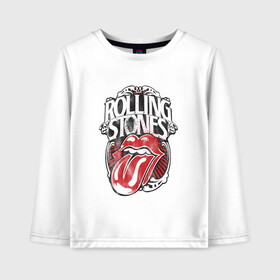 Детский лонгслив хлопок с принтом The Rolling Stones , 100% хлопок | круглый вырез горловины, полуприлегающий силуэт, длина до линии бедер | the rolling stones | бродяги | вольные странники | группа | катящиеся камни | кит ричардс | мик джаггер | рок | рок н ролл | ролинг | роллинг | рон вуд | стоун | стоунз | стоунс | чарли уоттс