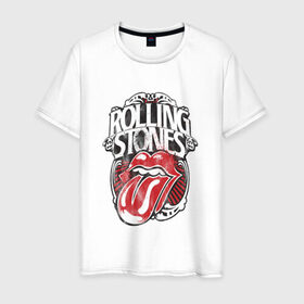 Мужская футболка хлопок с принтом The Rolling Stones , 100% хлопок | прямой крой, круглый вырез горловины, длина до линии бедер, слегка спущенное плечо. | Тематика изображения на принте: the rolling stones | бродяги | вольные странники | группа | катящиеся камни | кит ричардс | мик джаггер | рок | рок н ролл | ролинг | роллинг | рон вуд | стоун | стоунз | стоунс | чарли уоттс