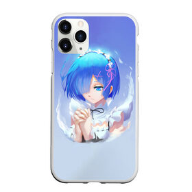 Чехол для iPhone 11 Pro Max матовый с принтом Рем , Силикон |  | anime | emilia | ram | re zero | re:zero | rem | rezero | аниме | жизнь в другом мире с нуля | жизнь с нуля | рам | рем | эмилия