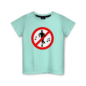 Детская футболка хлопок с принтом Dance Forbidden , 100% хлопок | круглый вырез горловины, полуприлегающий силуэт, длина до линии бедер | 