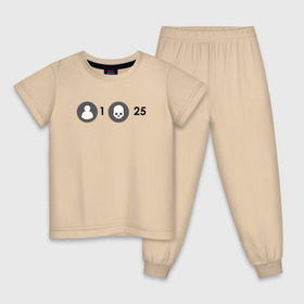 Детская пижама хлопок с принтом Veteran , 100% хлопок |  брюки и футболка прямого кроя, без карманов, на брюках мягкая резинка на поясе и по низу штанин
 | Тематика изображения на принте: fortnite | фортнайт