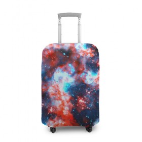 Чехол для чемодана 3D с принтом Звёздная туманность , 86% полиэфир, 14% спандекс | двустороннее нанесение принта, прорези для ручек и колес | abstractio | cosmos | nebula | space | star | universe | абстракция | вселенная | звезды | космос | мир | планеты