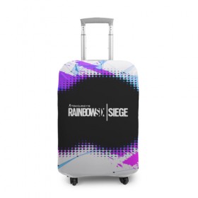 Чехол для чемодана 3D с принтом Rainbow Six Siege , 86% полиэфир, 14% спандекс | двустороннее нанесение принта, прорези для ручек и колес | action | game | rainbow six siege | tom clancys | игры | радуга | том кленси | шутер