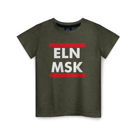 Детская футболка хлопок с принтом Elon Musk , 100% хлопок | круглый вырез горловины, полуприлегающий силуэт, длина до линии бедер | elon musk | spacex | илон маск | космос | марс | спейс икс
