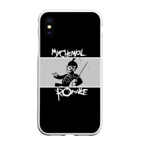 Чехол для iPhone XS Max матовый с принтом My Chemical Romance , Силикон | Область печати: задняя сторона чехла, без боковых панелей | gerard way | mcr | my chemical romance | альтернативный | группа | джерард уэй | май кемикал романс | мкр | мой химический роман | мхр | мцр | панк | поп | поппанк | рок | рэй торо