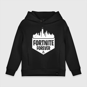 Детское худи Oversize хлопок с принтом Fortnite Forever , френч-терри — 70% хлопок, 30% полиэстер. Мягкий теплый начес внутри —100% хлопок | боковые карманы, эластичные манжеты и нижняя кромка, капюшон на магнитной кнопке | battle | epic | forever | fortnite | games | royale | битва | королевская | королей | лого | логотип | навсегда | фартнайт | форева | фортнайт | фортнит | эмблема | эпик