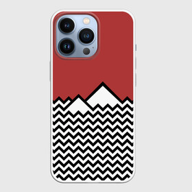 Чехол для iPhone 13 Pro с принтом Твин Пикс ,  |  | twin peaks | абстракция | волны | горы | паттерн | скалы | твин пикс | треугольные горы