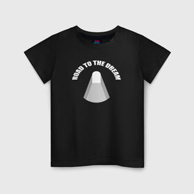 Детская футболка хлопок с принтом Road to the dream T-shirt , 100% хлопок | круглый вырез горловины, полуприлегающий силуэт, длина до линии бедер | rdr | road to dream