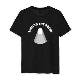 Мужская футболка хлопок с принтом Road to the dream T-shirt , 100% хлопок | прямой крой, круглый вырез горловины, длина до линии бедер, слегка спущенное плечо. | rdr | road to dream