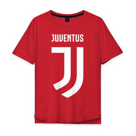 Мужская футболка хлопок Oversize с принтом Juventus FC , 100% хлопок | свободный крой, круглый ворот, “спинка” длиннее передней части | football | juventus | soccer | италия | турин | футбольный | ювентус