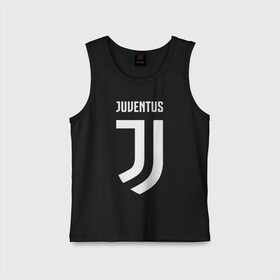 Детская майка хлопок с принтом Juventus FC ,  |  | football | juventus | soccer | италия | турин | футбольный | ювентус