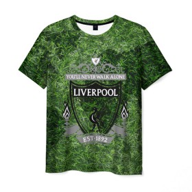 Мужская футболка 3D с принтом Championship Liverpool , 100% полиэфир | прямой крой, круглый вырез горловины, длина до линии бедер | football | soccer | ливерпуль