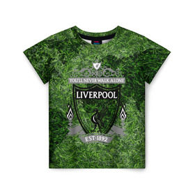 Детская футболка 3D с принтом Championship Liverpool , 100% гипоаллергенный полиэфир | прямой крой, круглый вырез горловины, длина до линии бедер, чуть спущенное плечо, ткань немного тянется | football | soccer | ливерпуль