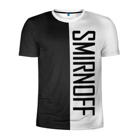 Мужская футболка 3D спортивная с принтом SMIRNOFF , 100% полиэстер с улучшенными характеристиками | приталенный силуэт, круглая горловина, широкие плечи, сужается к линии бедра | big name | smirnov | большие буквы | отчество | смирнов | фамилия