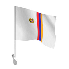 Флаг для автомобиля с принтом I Love Armenia , 100% полиэстер | Размер: 30*21 см | armenia | армения | герб армении | ереван | флаг армении