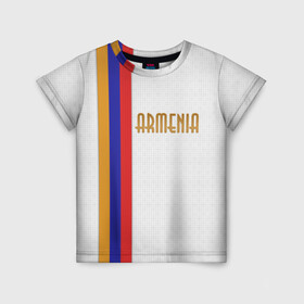 Детская футболка 3D с принтом Armenia 2 , 100% гипоаллергенный полиэфир | прямой крой, круглый вырез горловины, длина до линии бедер, чуть спущенное плечо, ткань немного тянется | armenia | армения