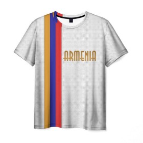 Мужская футболка 3D с принтом Armenia 2 , 100% полиэфир | прямой крой, круглый вырез горловины, длина до линии бедер | armenia | армения