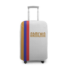 Чехол для чемодана 3D с принтом Armenia 2 , 86% полиэфир, 14% спандекс | двустороннее нанесение принта, прорези для ручек и колес | armenia | армения