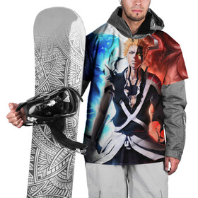 Накидка на куртку 3D с принтом Bleach , 100% полиэстер |  | anime | bleach | ichigo kurosaki | блич