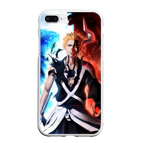 Чехол для iPhone 7Plus/8 Plus матовый с принтом Bleach , Силикон | Область печати: задняя сторона чехла, без боковых панелей | anime | bleach | ichigo kurosaki | блич